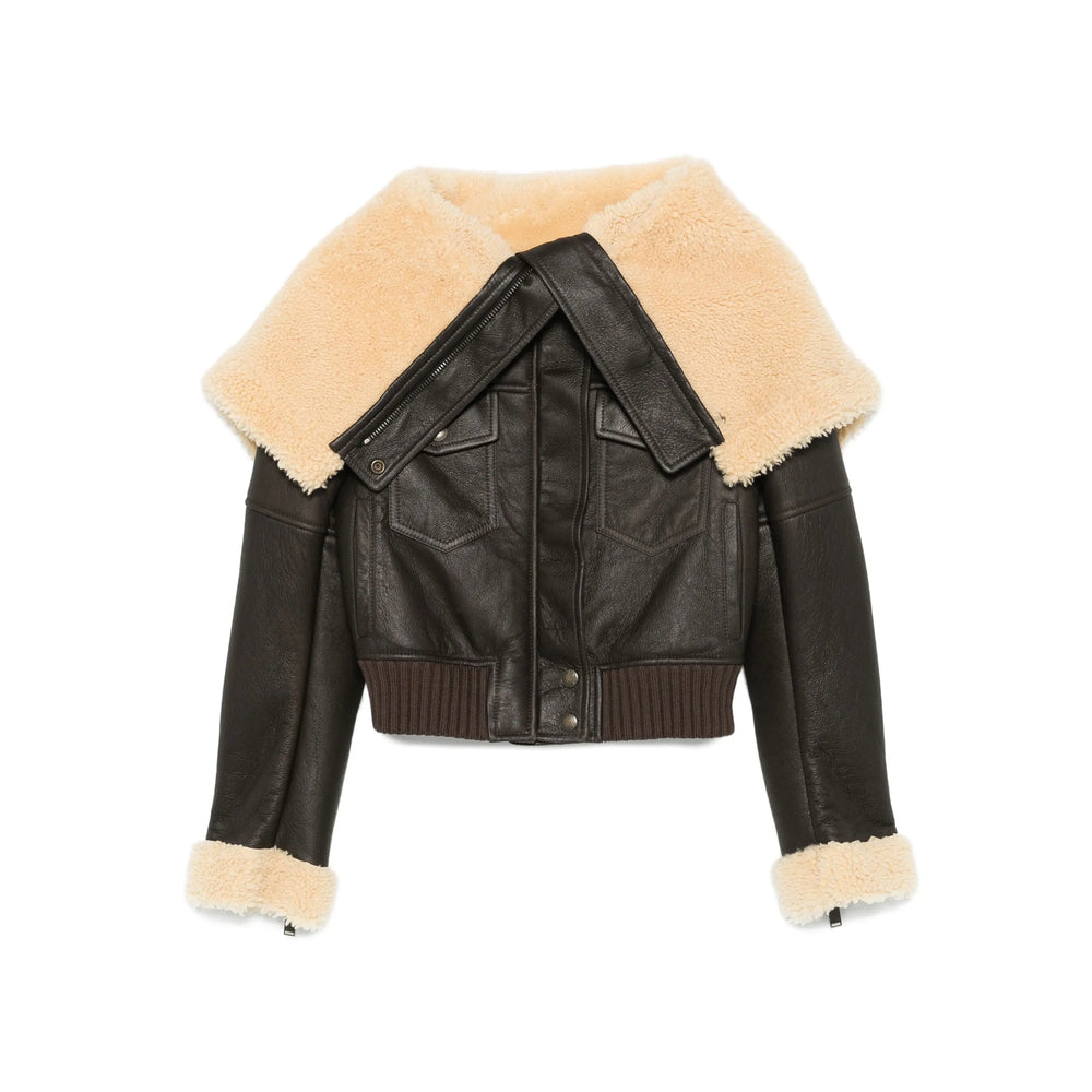 Earthy Shearling Jacket
