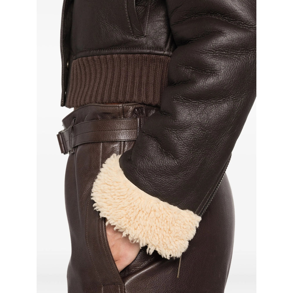Earthy Shearling Jacket