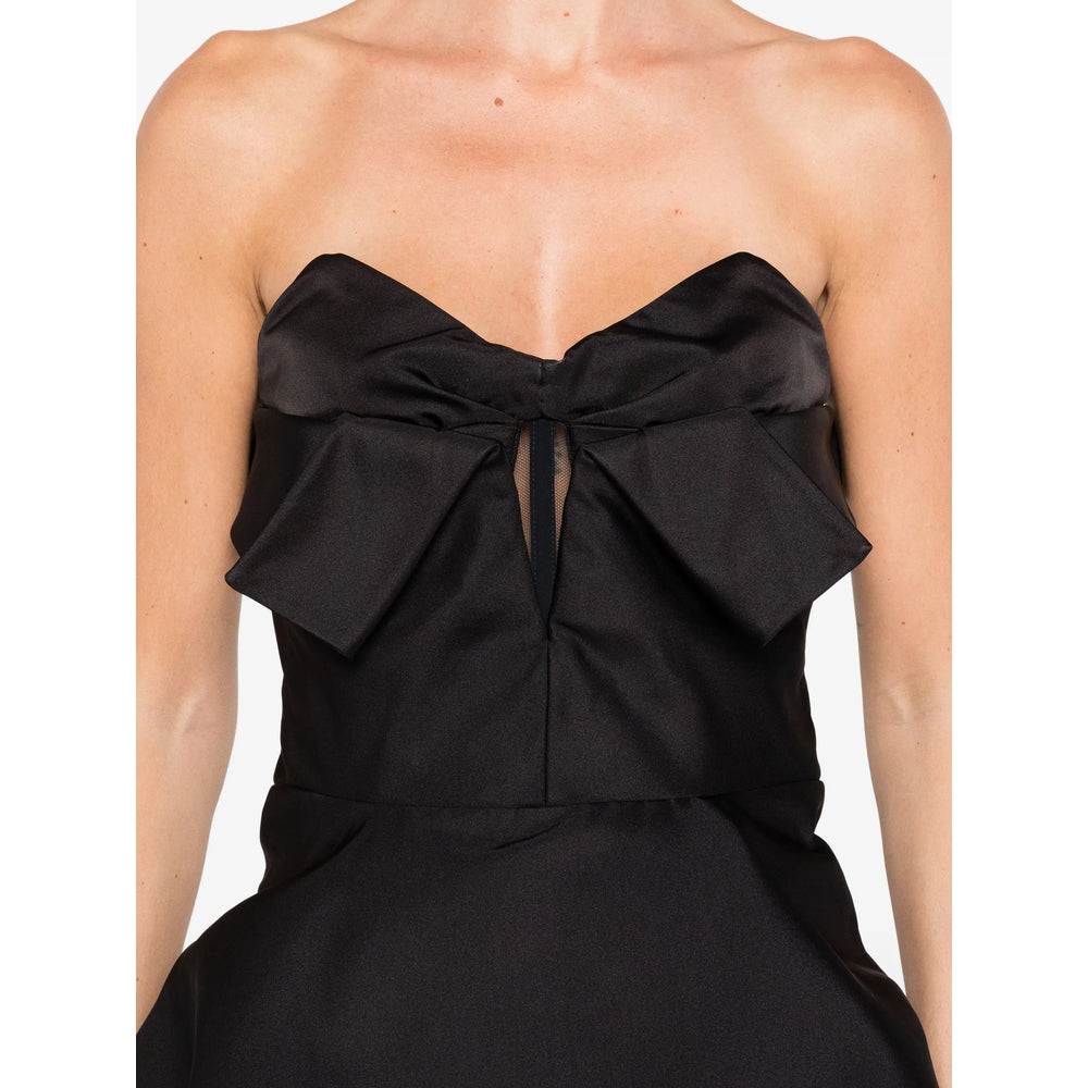 Silk Zip Bodice Gown