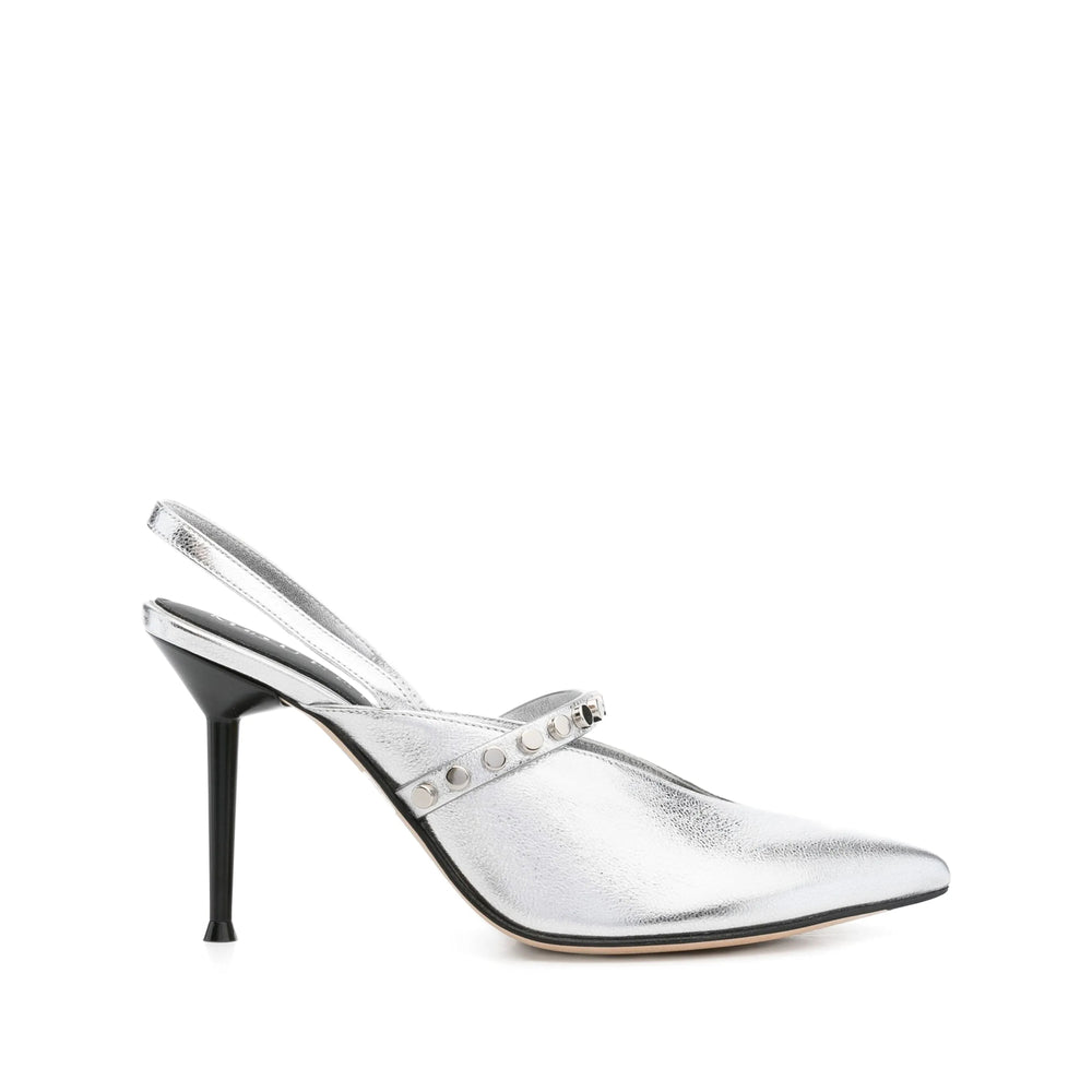 Calf Leather Stiletto Sandal