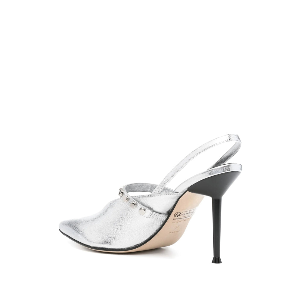 Calf Leather Stiletto Sandal