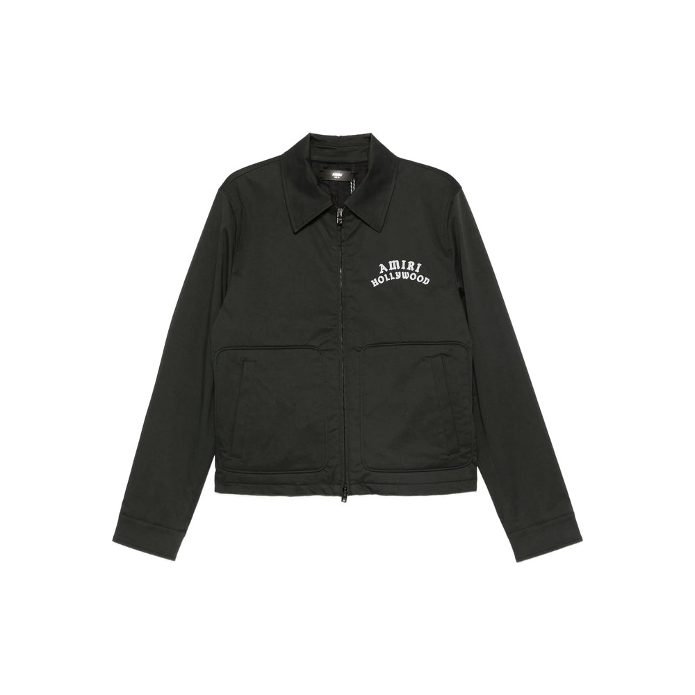 Faded Zip Collar Shirt