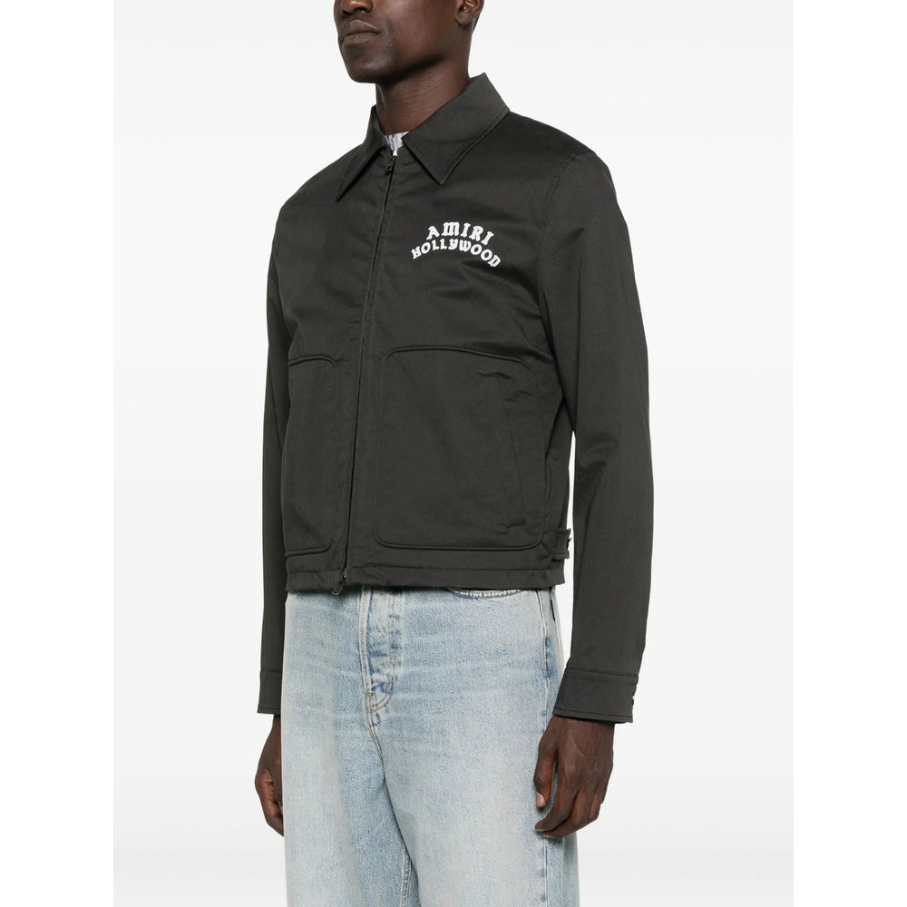 Faded Zip Collar Shirt