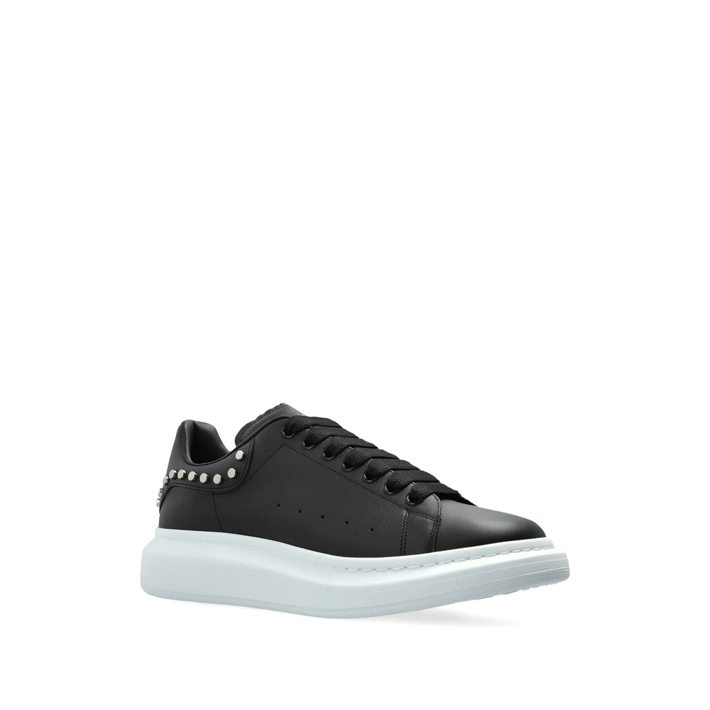 Black Perforated Slip-ons