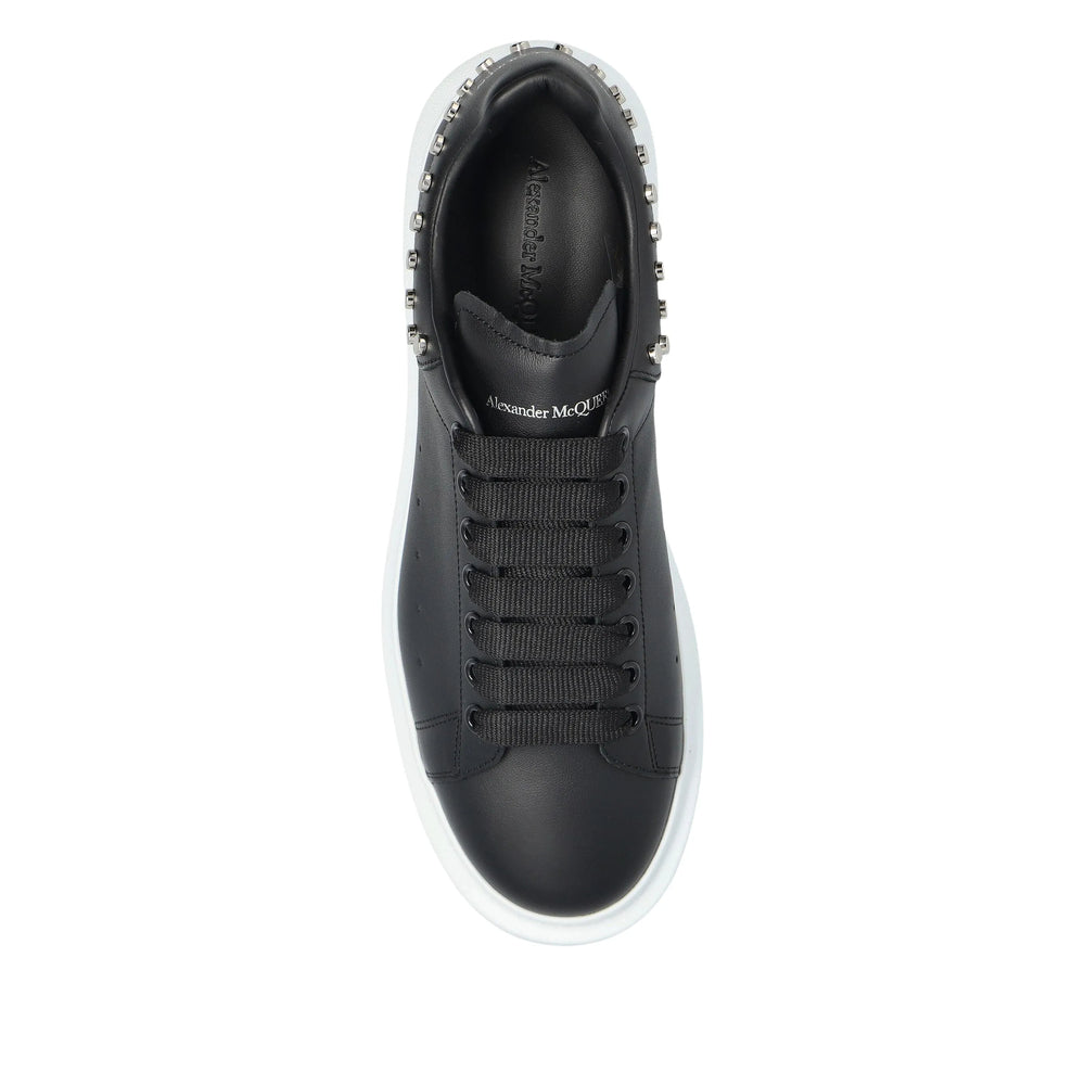 Black Perforated Slip-ons