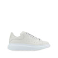 White Leather Lace-up Shoe