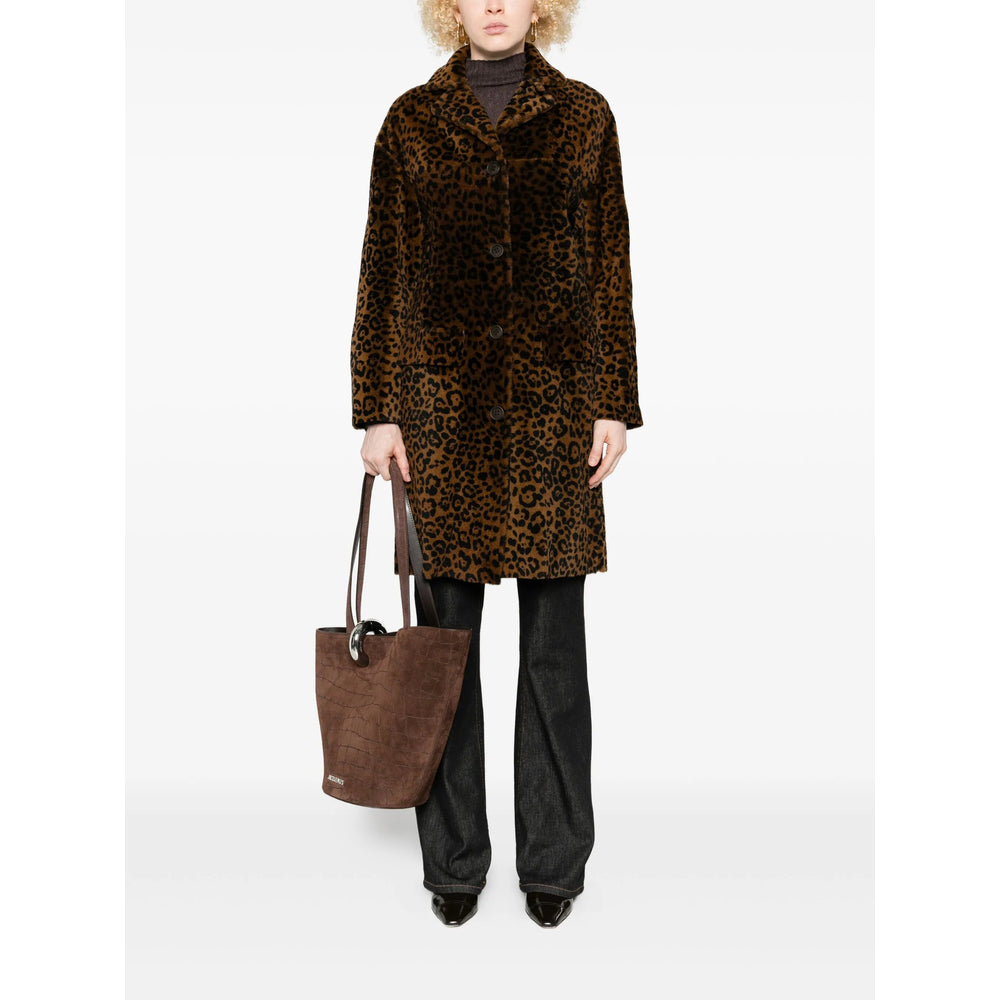 Earth Toned Leopard Print Jacket