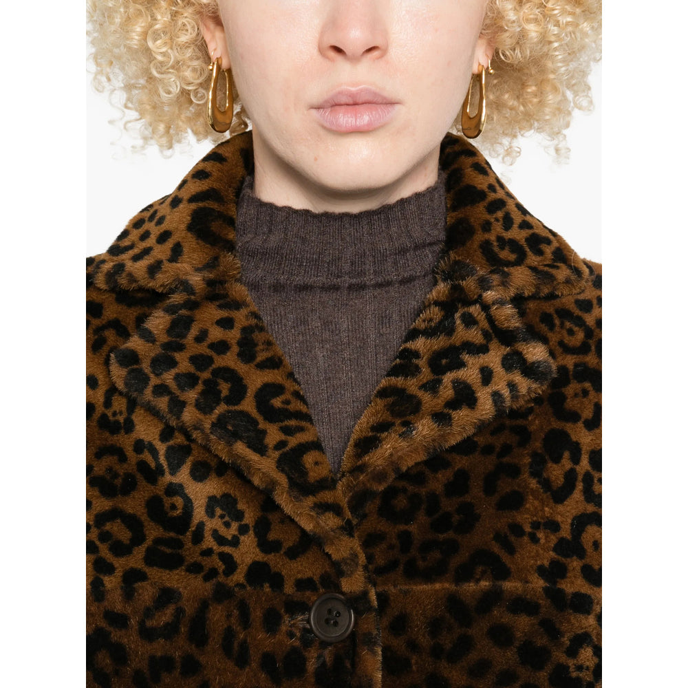 Earth Toned Leopard Print Jacket