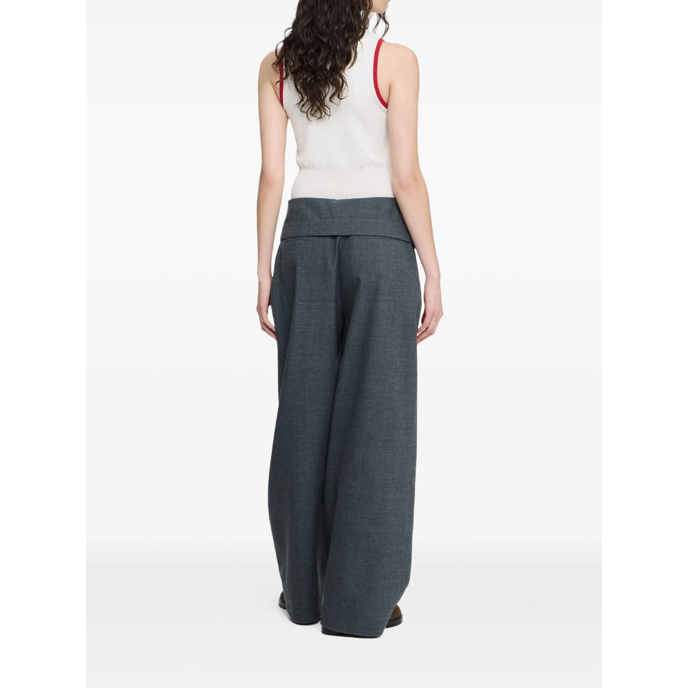 Char Grey Wide Leg Pant