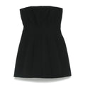 Seamless Black Pleat Gown