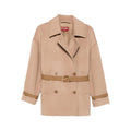 Double-breasted Wool Coat