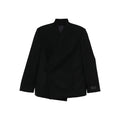 Asymmetrical Wool Wrap