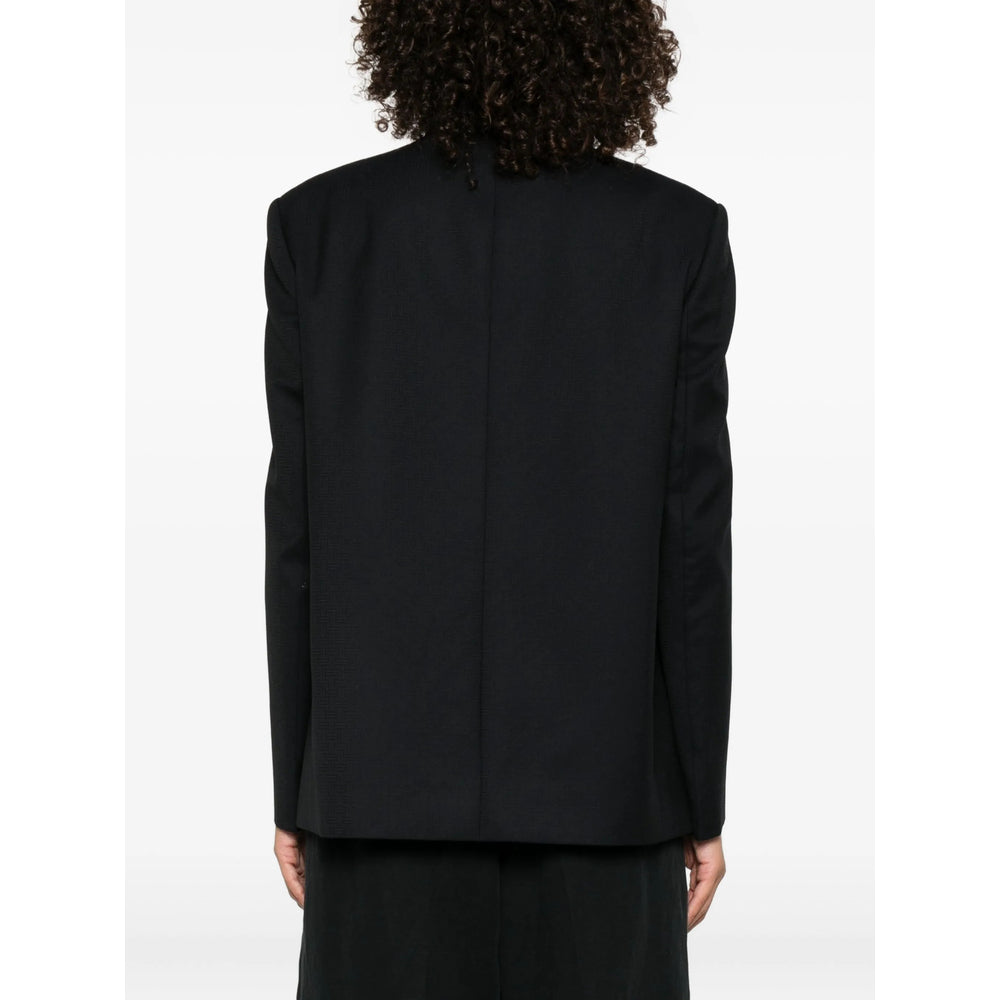 Asymmetrical Wool Wrap
