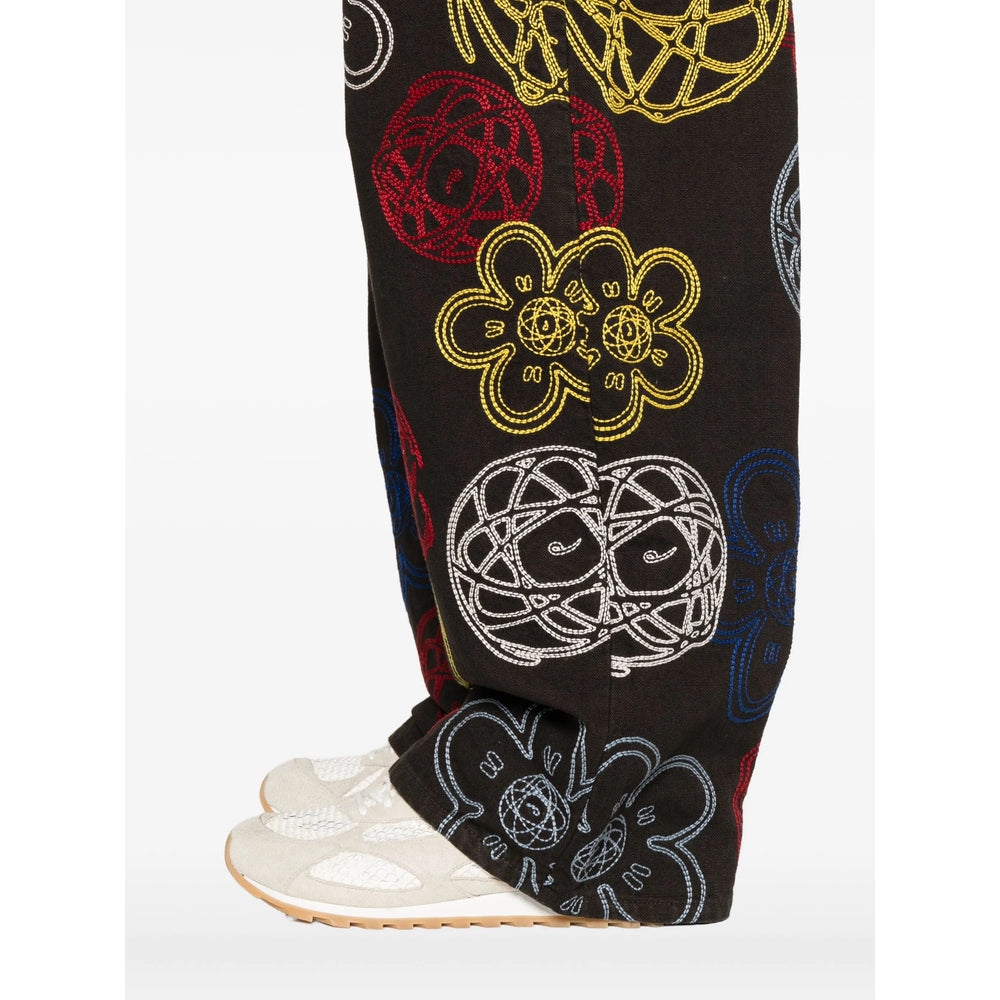 Multicolour Floral Globe Bag