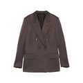 Double-breasted Silk Wool Jacket