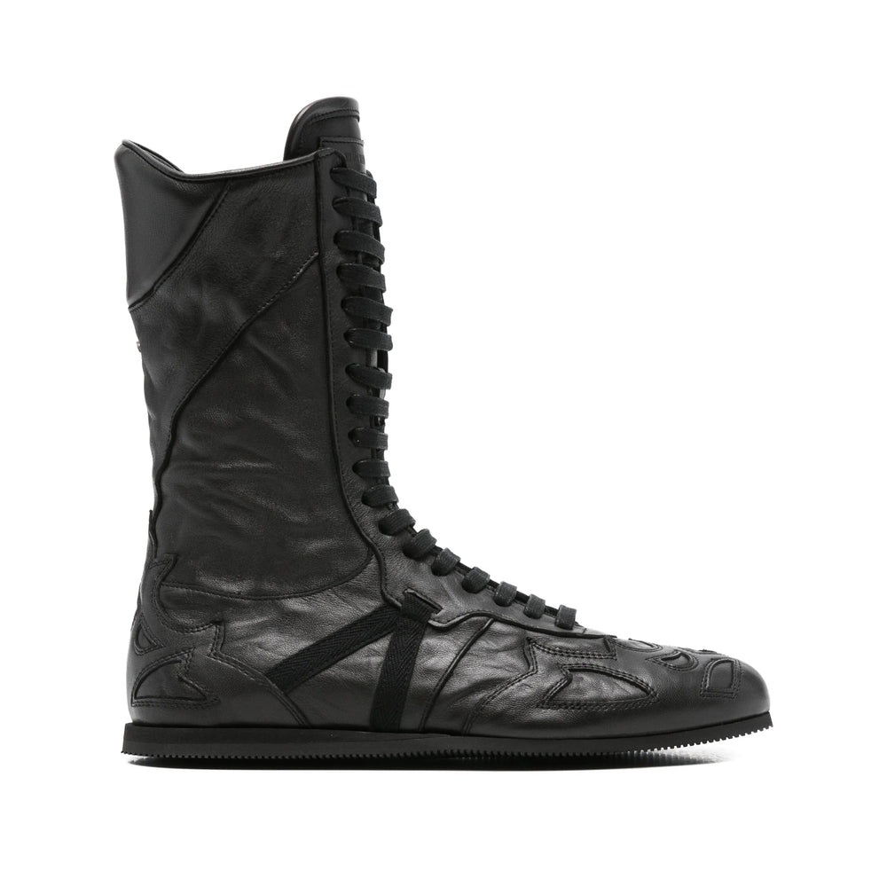 Sleek Lace-up High-top