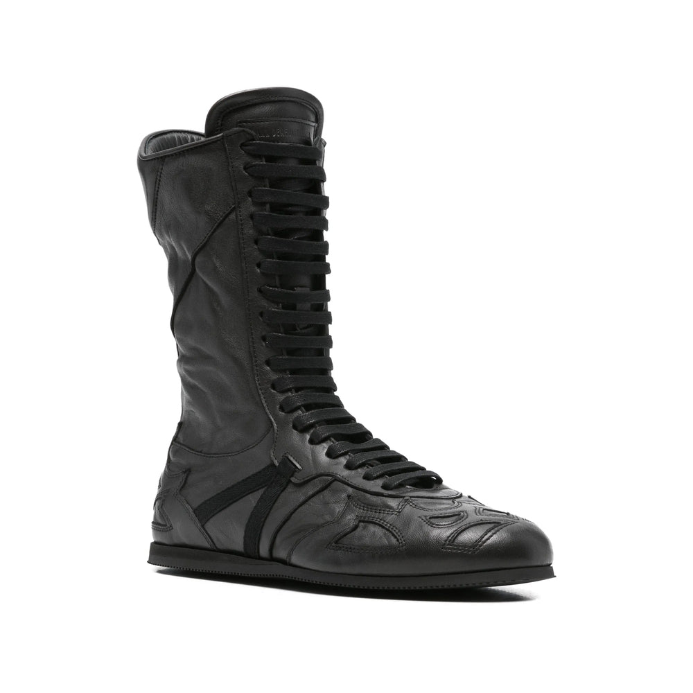 Sleek Lace-up High-top