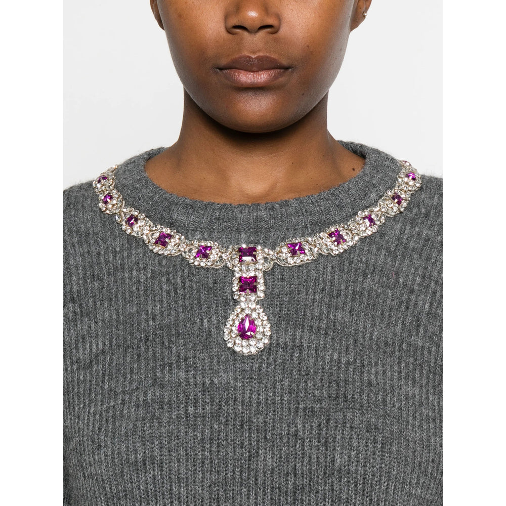 Soft Knit Jewel Sweater