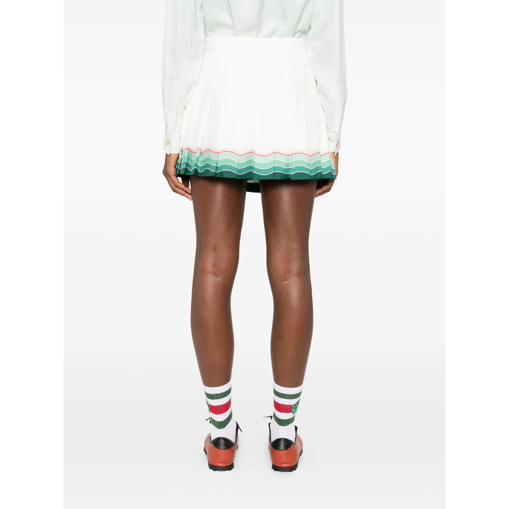 Silk Pleat A-line Dress