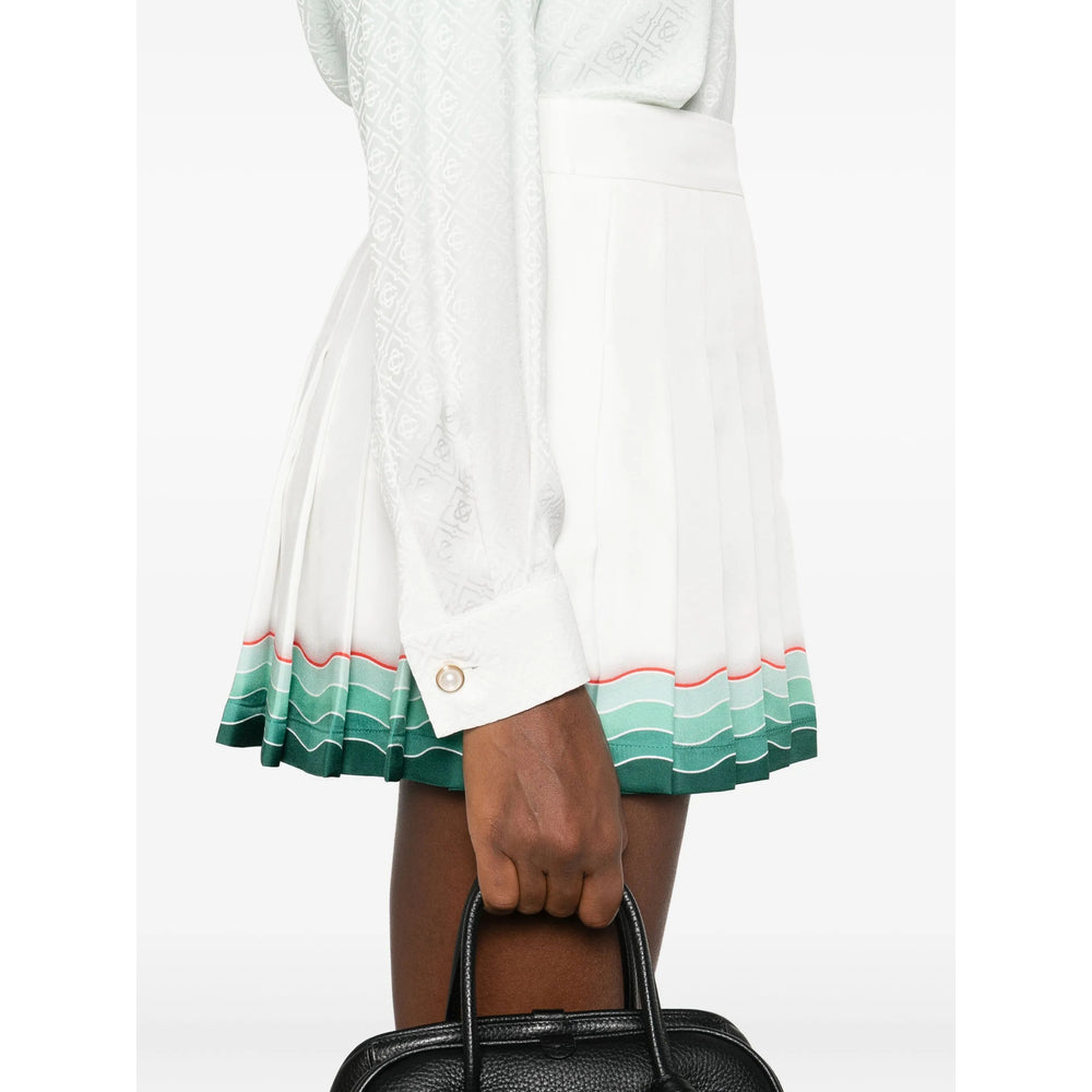 Silk Pleat A-line Dress