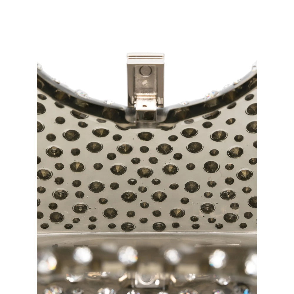 Crystal Embellished Top Handle Bag
