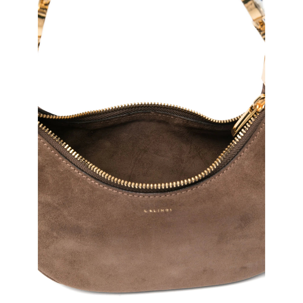 Suede Crystal Tote