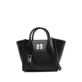 Sleek Calf Leather Satchel Bag