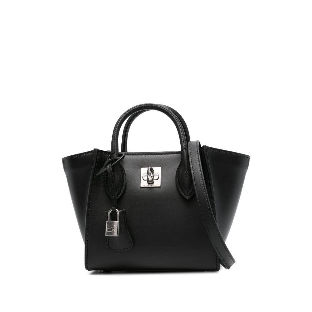 Sleek Calf Leather Satchel Bag