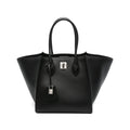 Sleek Black Leather Handbag