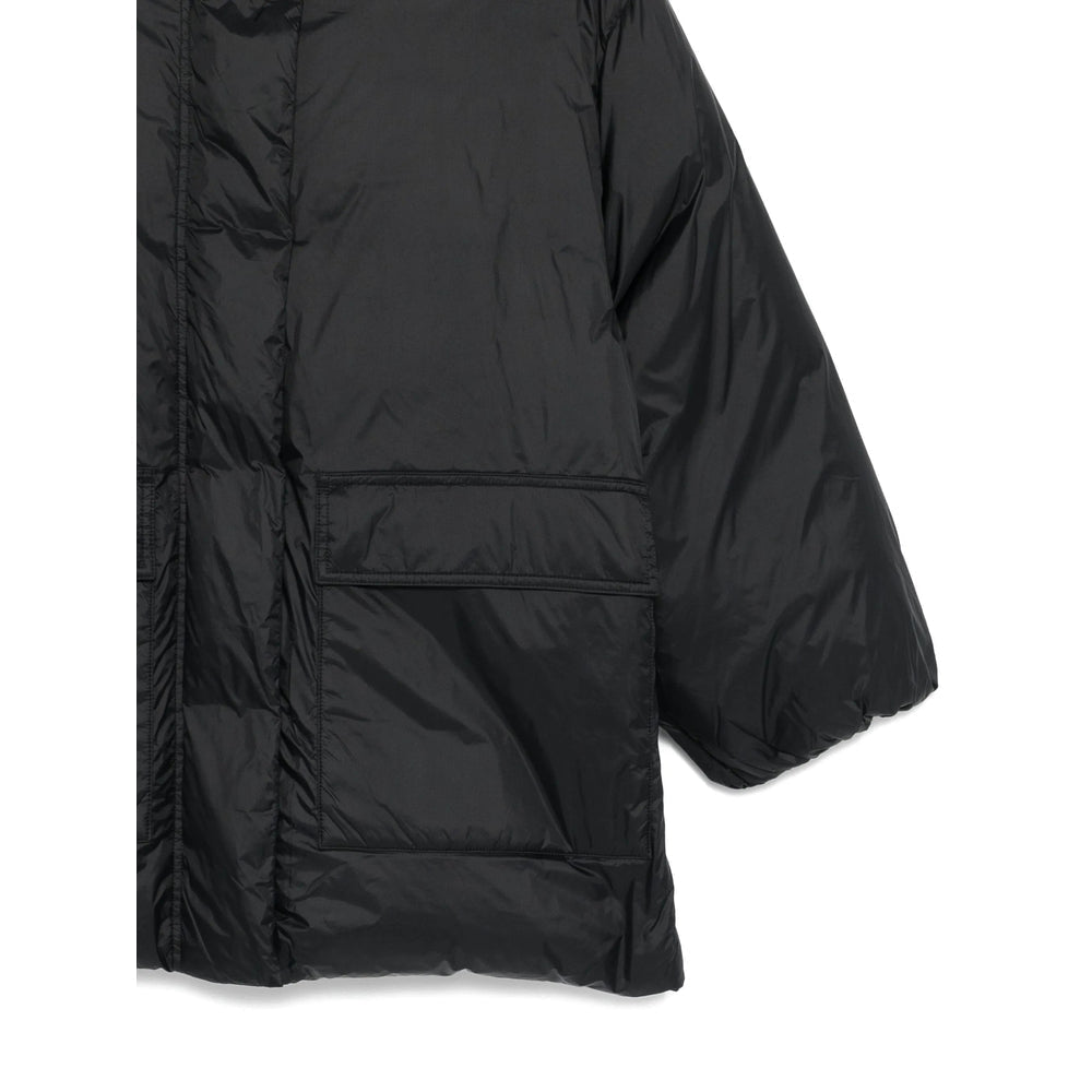 High Neck Quilted Blouse
