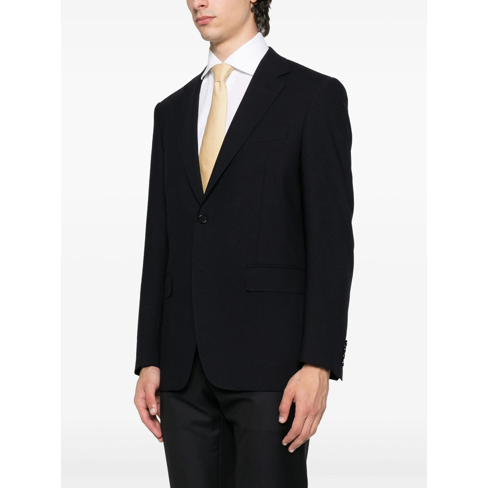 Dark Wool Two-button Jacket