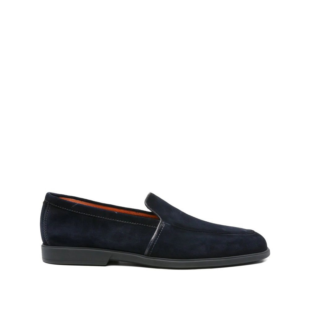 Navy Blue Suede Chukka
