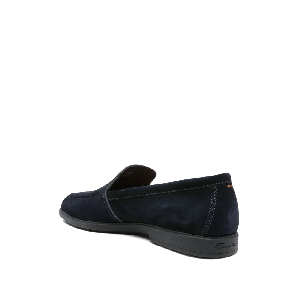 Navy Blue Suede Chukka