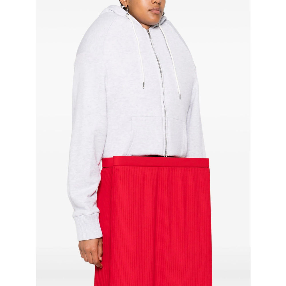 Streamlined Grey Hooded Jacket