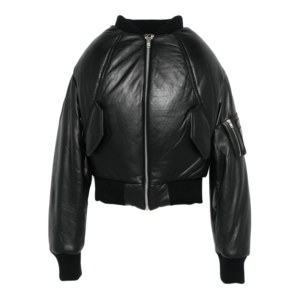 Black Padded Ankle Coat