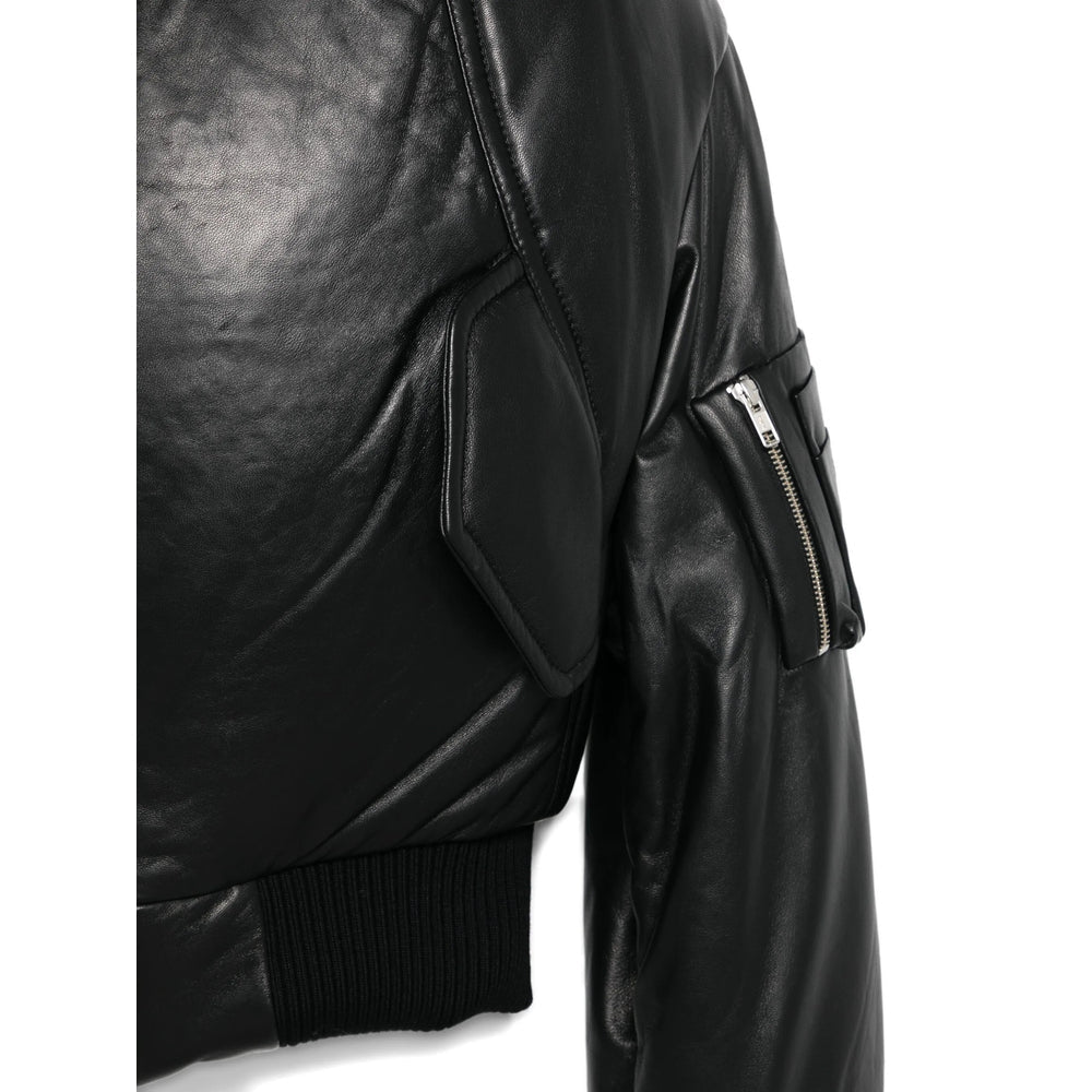 Black Padded Ankle Coat