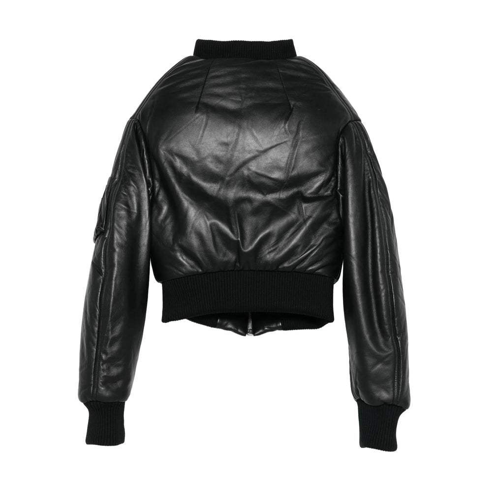 Black Padded Ankle Coat