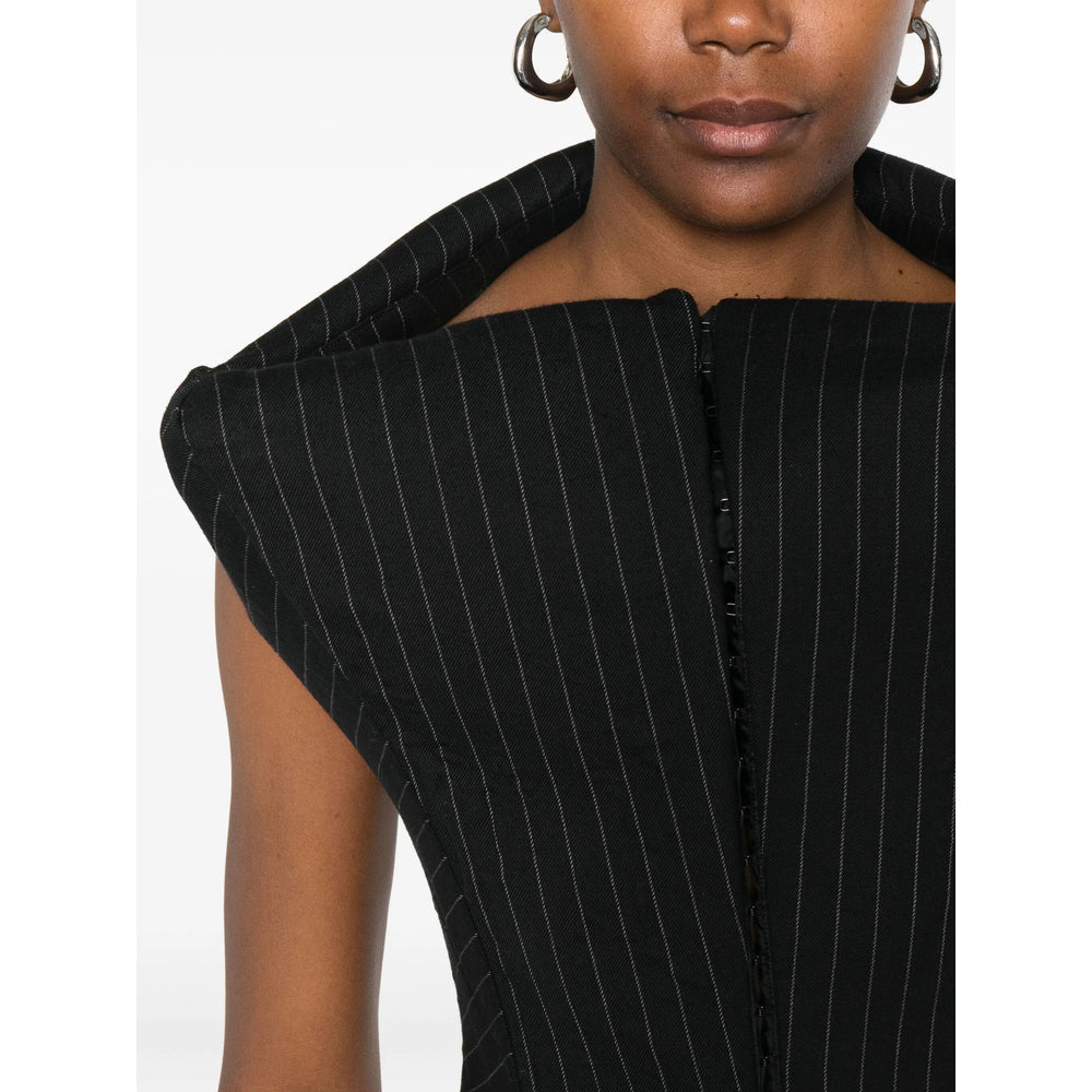 Timeless Pinstripe Crop Top