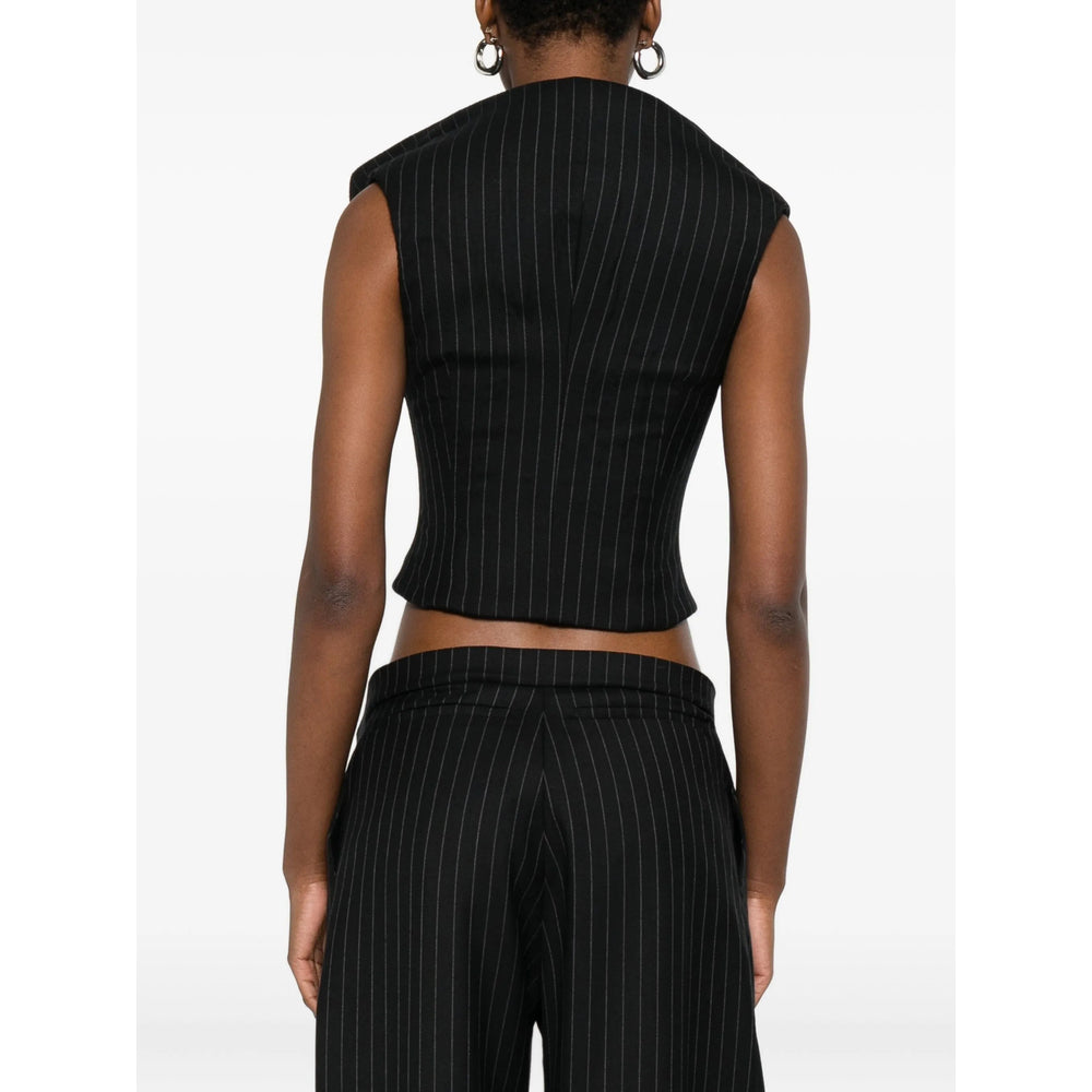 Timeless Pinstripe Crop Top