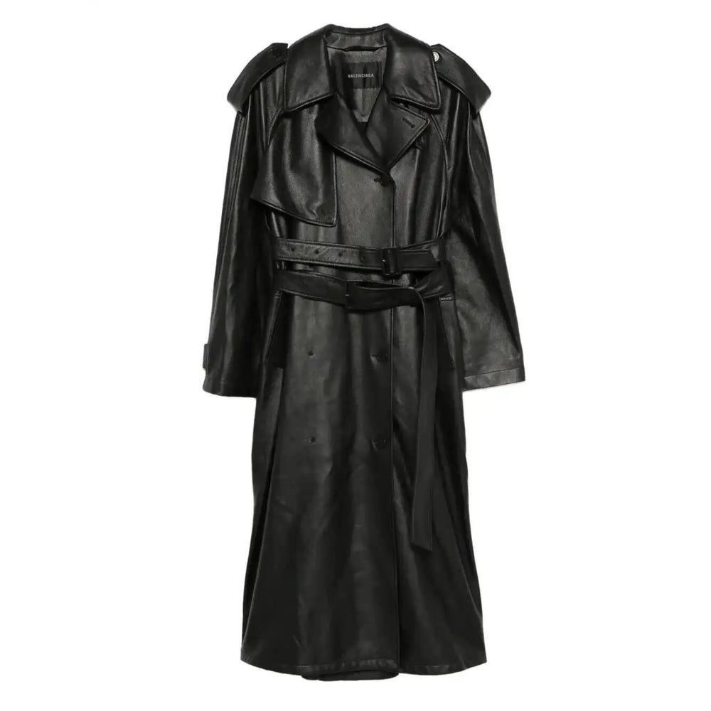 Leather Outerwear Balenciaga