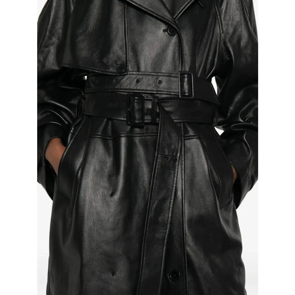 Leather Outerwear Balenciaga