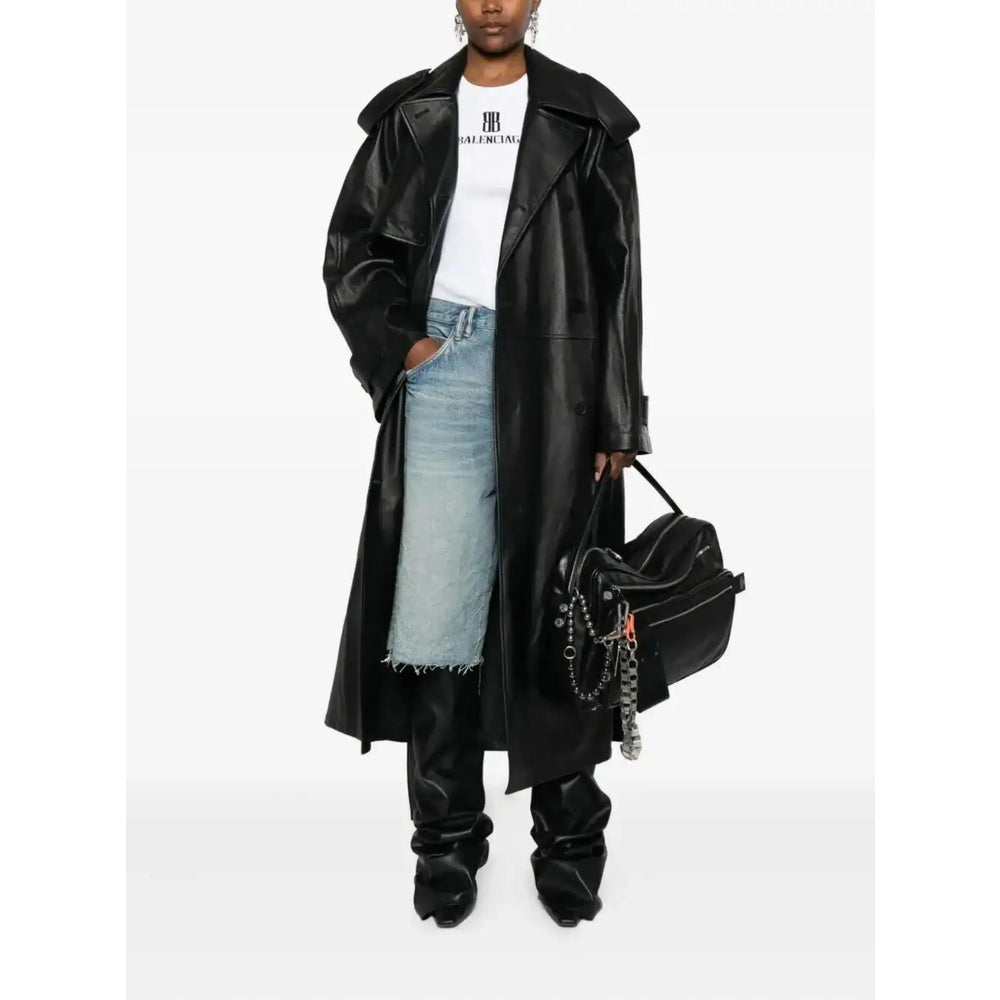 Leather Outerwear Balenciaga