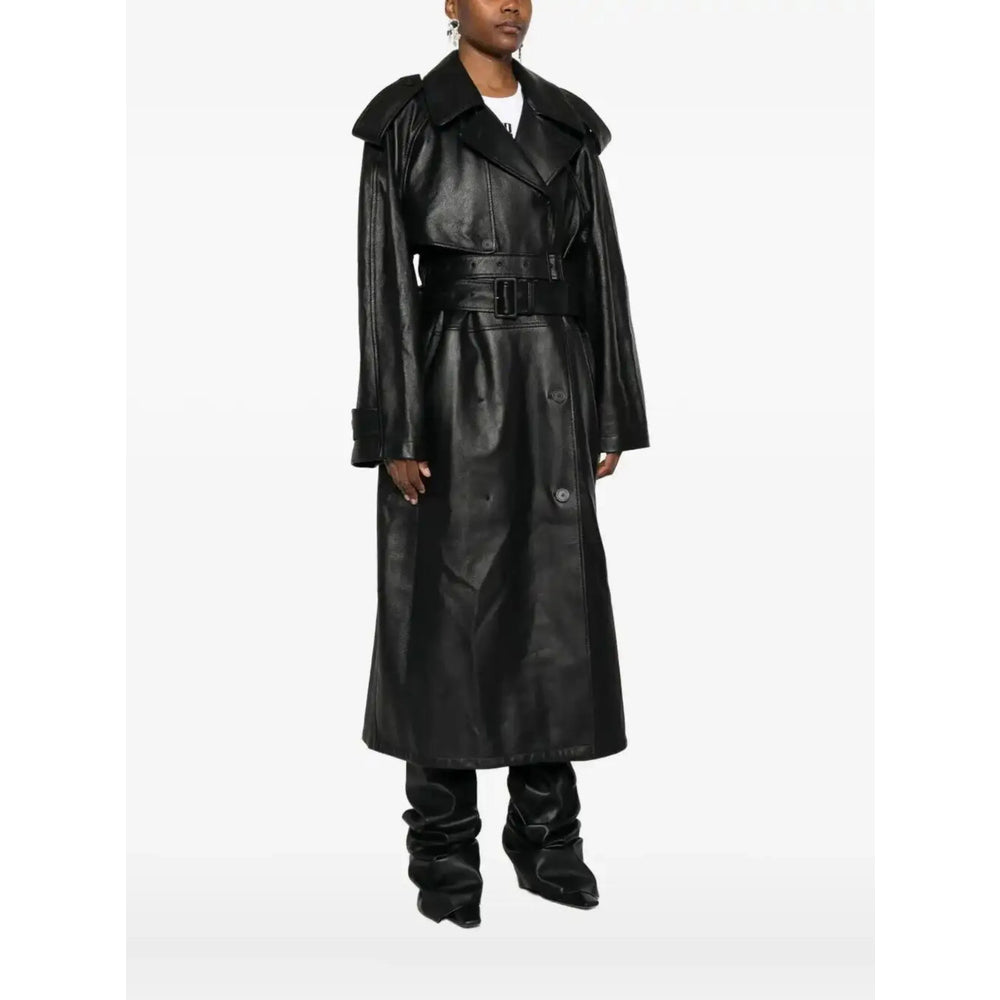 Leather Outerwear Balenciaga