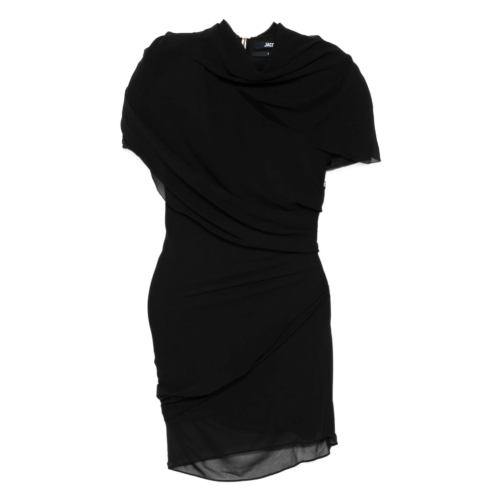 Sleek Back Drape Top