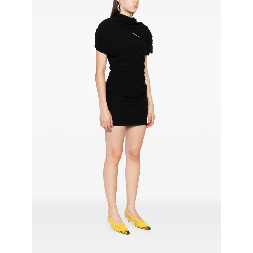 Sleek Back Drape Top