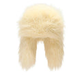 Vibrant Yellow Faux Fur Hood
