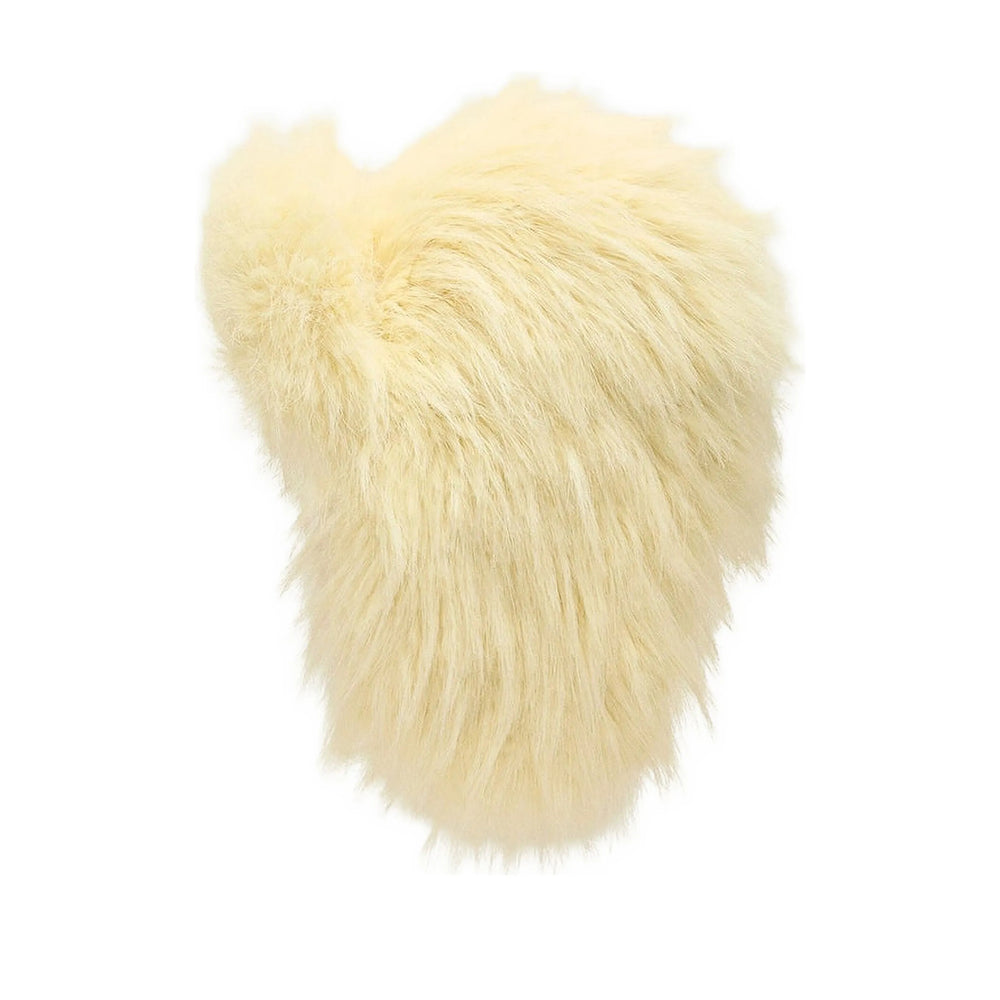 Vibrant Yellow Faux Fur Hood
