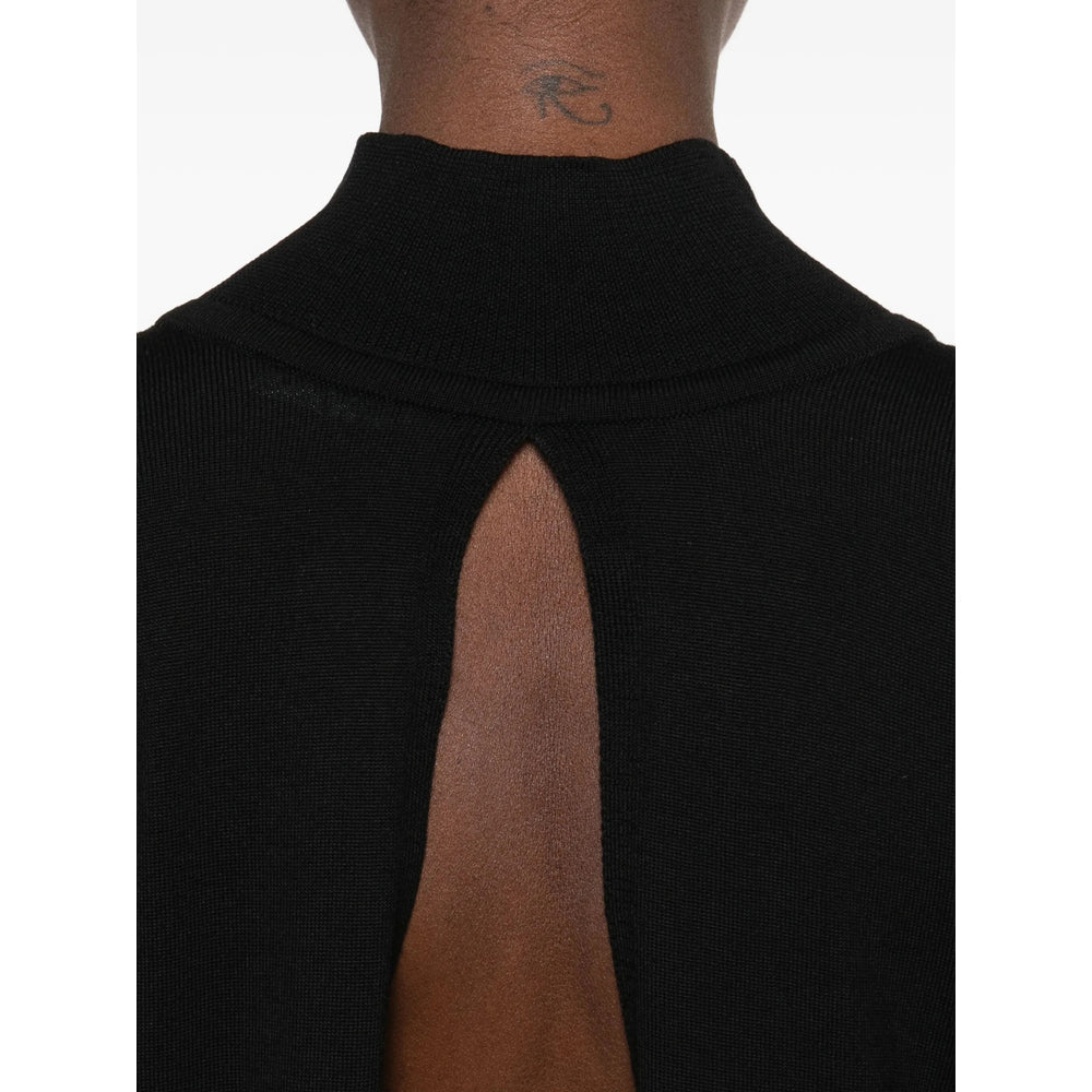 Merino Blend V-neck Top