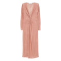 Dusty Rose Glitter Midi Dress