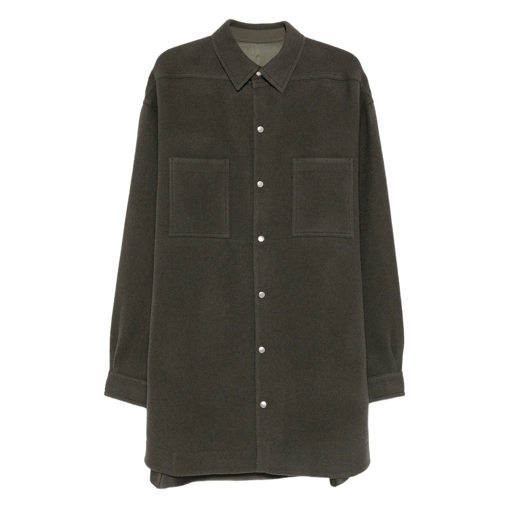 Emerald Green Wool Overcoat